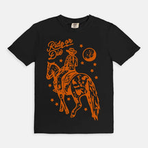 Vintage Ride or Die Cowgirl Horse T-Shirt