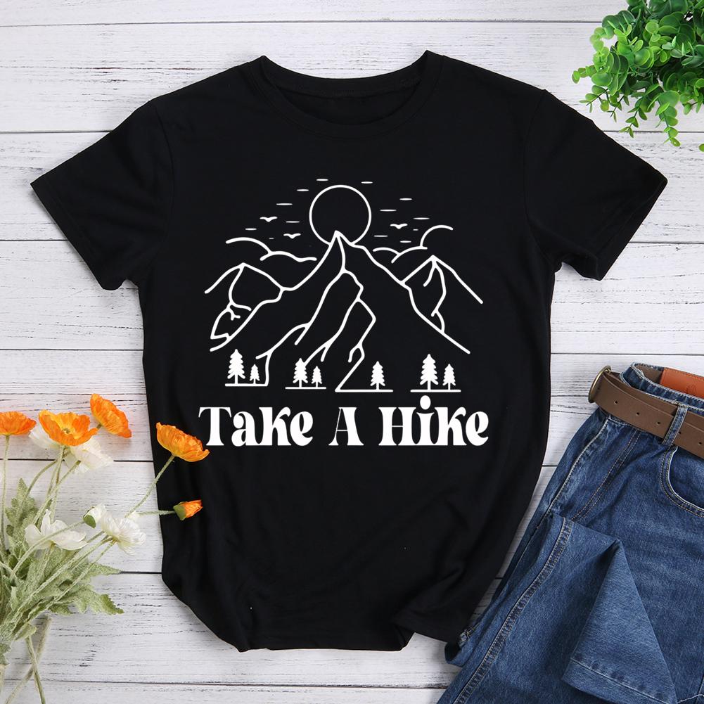 Take A Hike Round Neck T-shirt