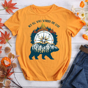 Not All Who Wander Are Lost Hiking T-shirt