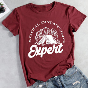 Social Distancing Expert Outdoor T-shirt