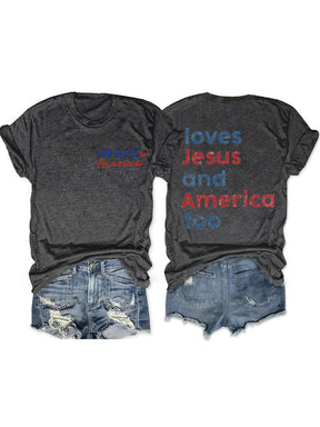 Loves America Too T-shirt