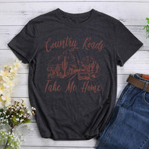 Country Roads Take Me Home Hiking T-shirt