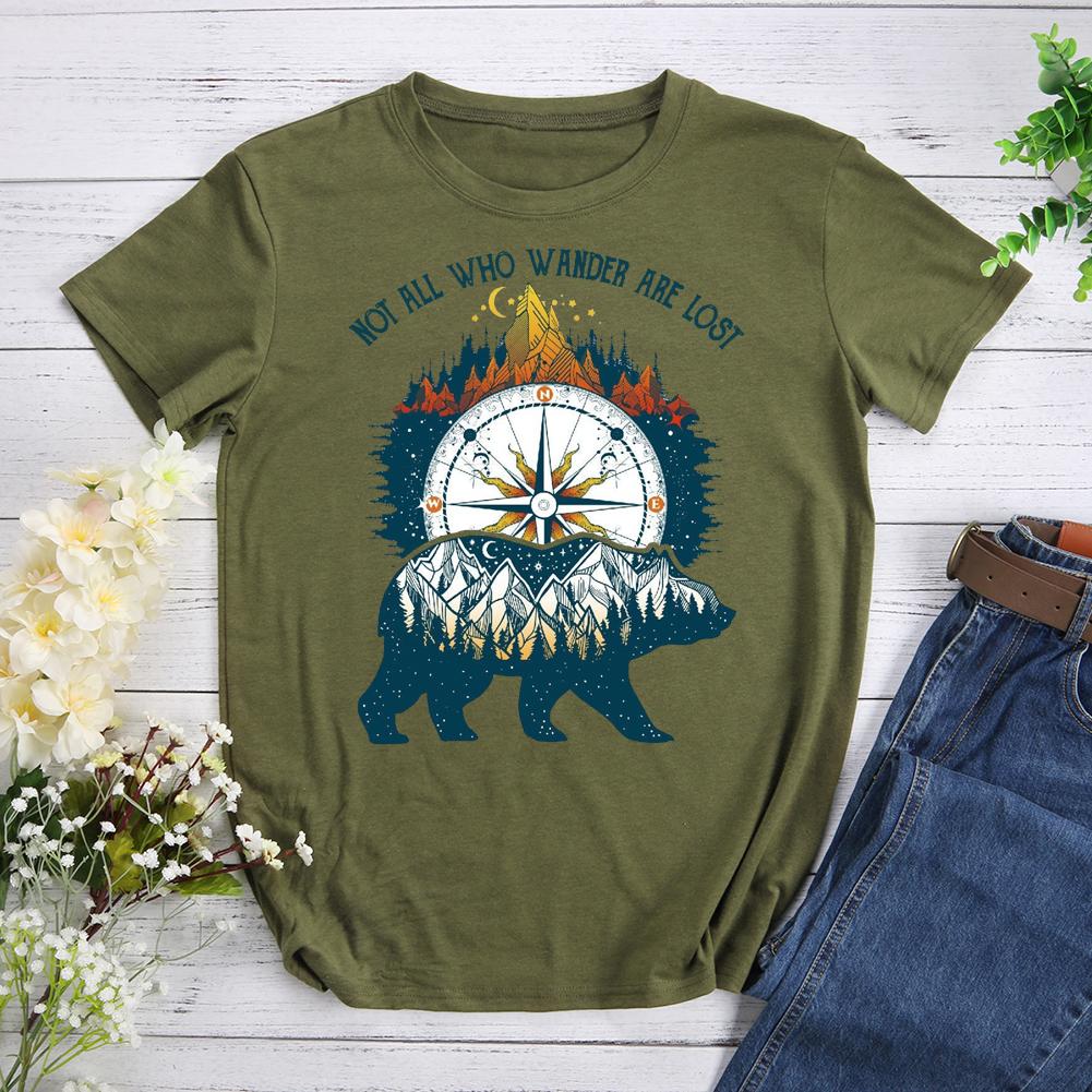 Not All Who Wander Are Lost Hiking T-shirt