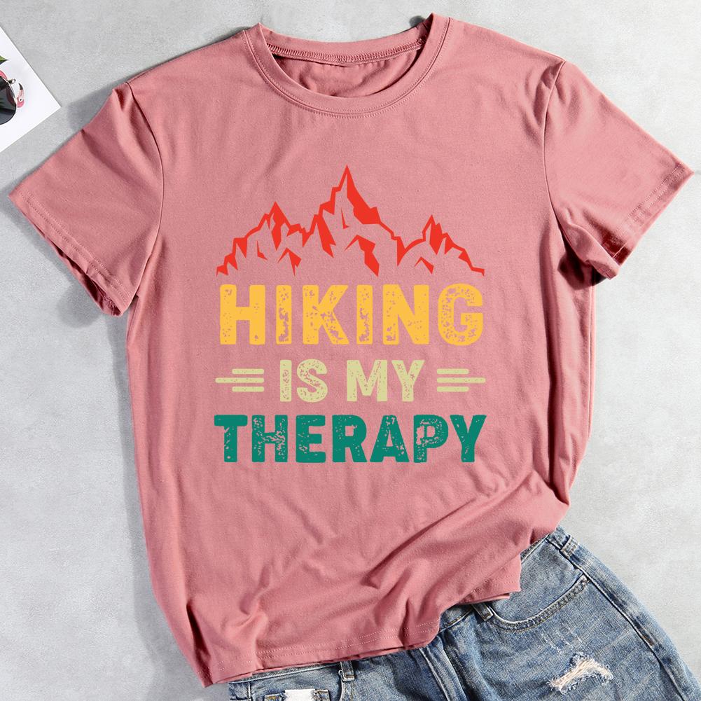 Hiking Is My Therapy Hiking T-shirt