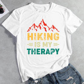 Hiking Is My Therapy Hiking T-shirt