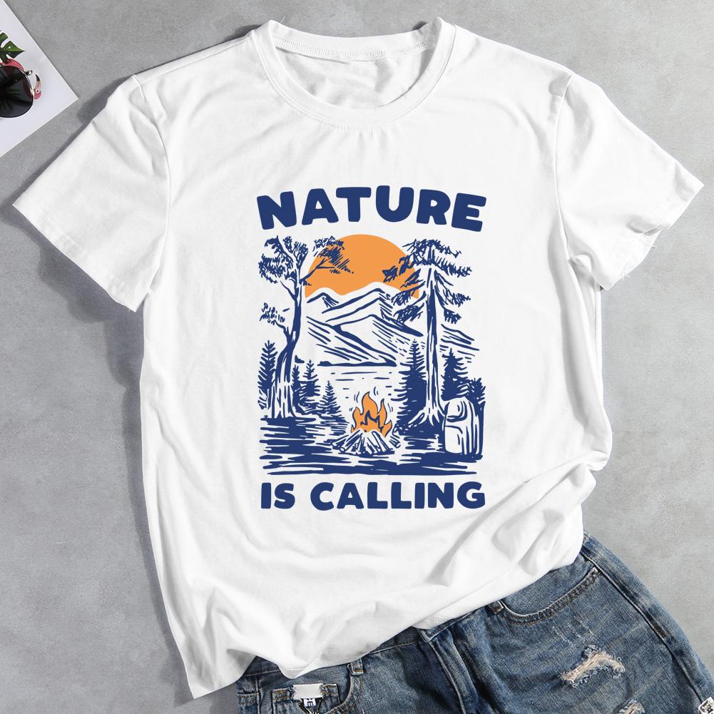 Nature Is Calling Hiking T-shirt