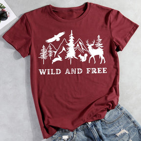 Wild And Free Hiking T-shirt