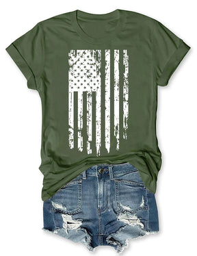 T-shirt drapeau américain