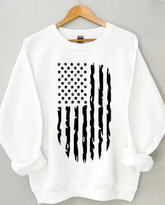 American Flag Sweatshirt