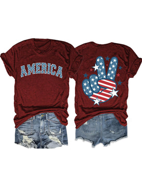 America Flag T-shirt