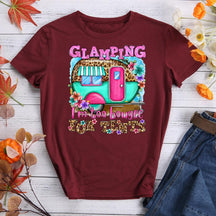 Glamping I'm Too Bougee For Tents T-shirt