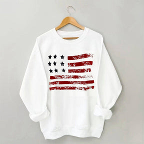 America Flag Sweatshirt