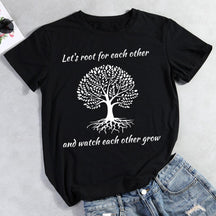 Let's Roots For Each Other Hiking T-shirt