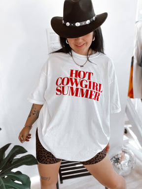 Vintage  Hot Cowgirl Summer T-Shirt