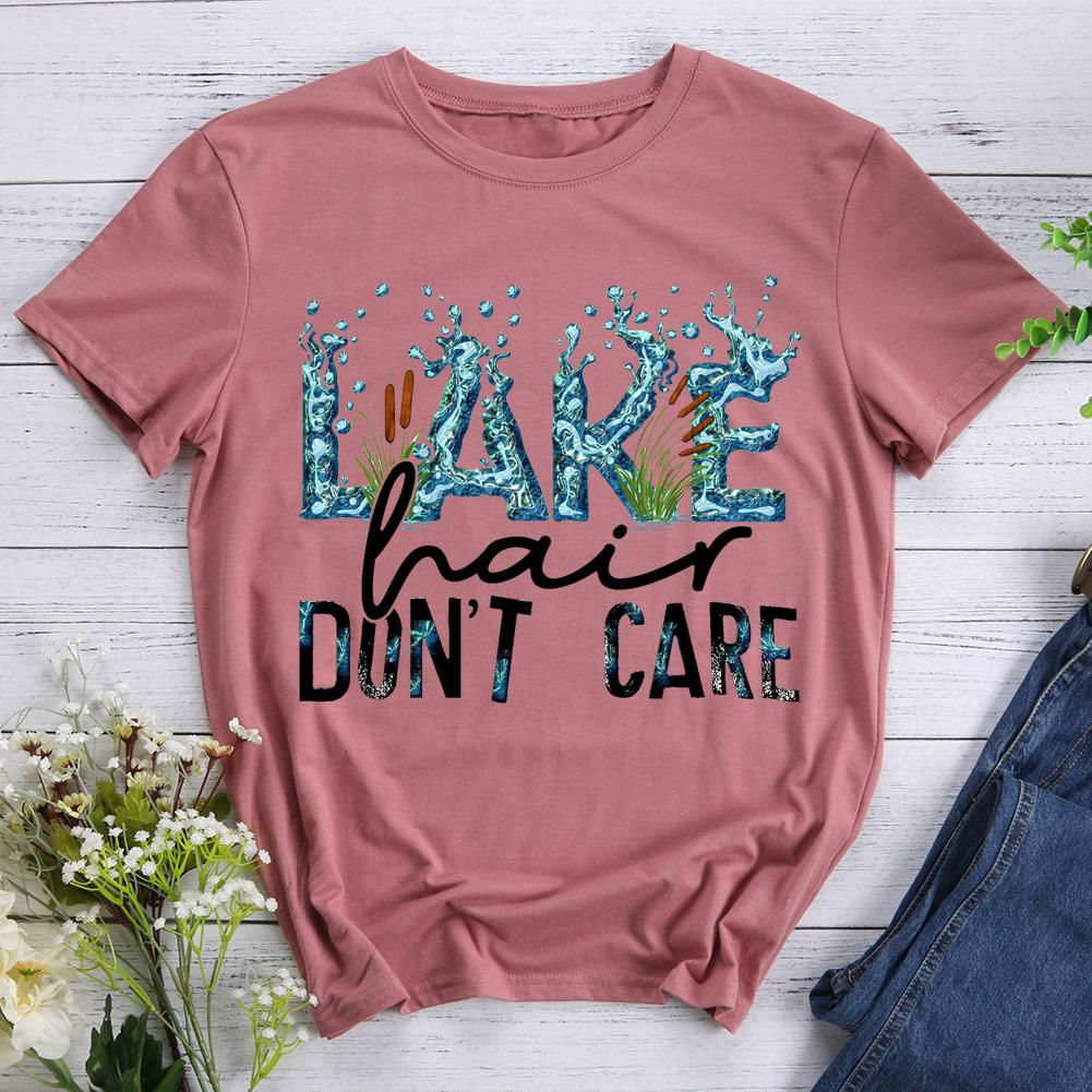 Lake Hair Don't Care Hiking T-shirt