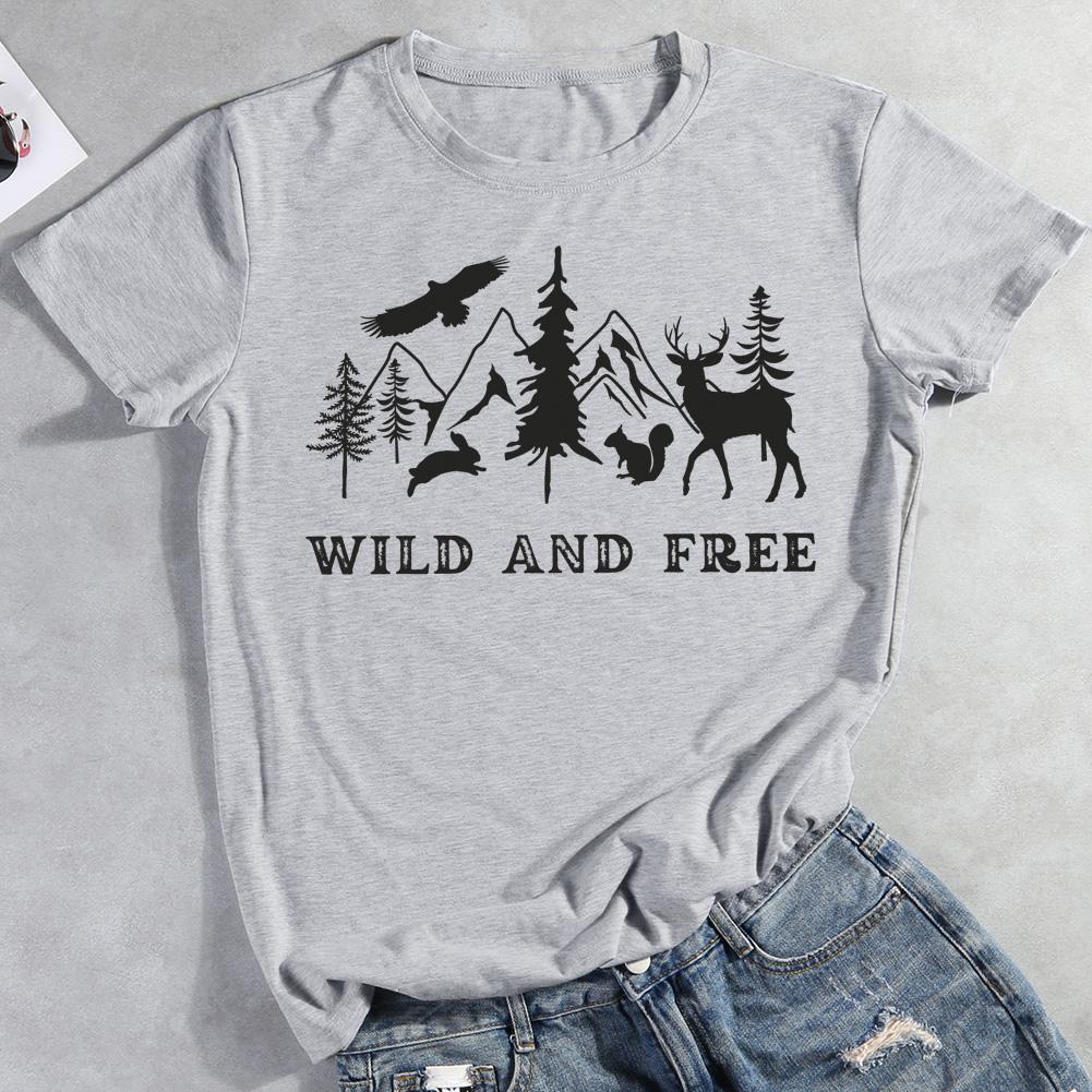 Wild And Free Hiking T-shirt