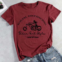 Social Distancing I Ride My Own T-shirt