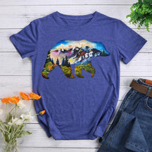 Mountain Bear Hiking T-shirt