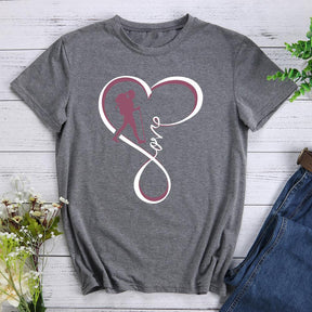 Love Hiking Heart Hiking T-shirt