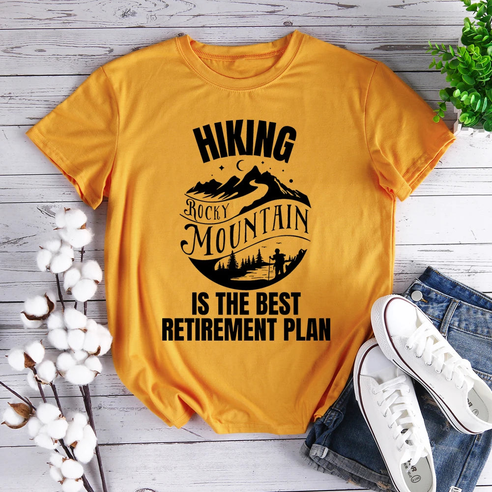 The Best Retirement Plan Hiking T-shirt