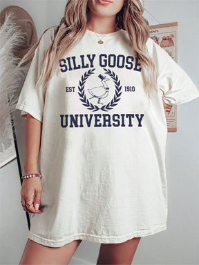 Vintage Silly Goose University Crewneck Tee