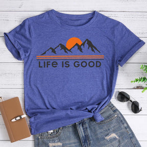 Life is good Hiking T-shirt