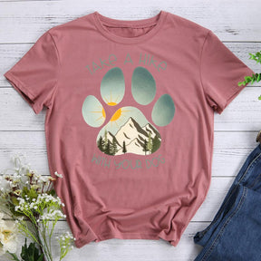 Take a Hike with Your Dog T-shirt