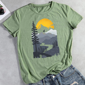 Hiking Landscape Hiking T-shirt