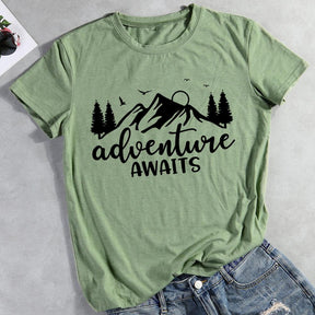 Adventure Awaits Hiking T-shirt