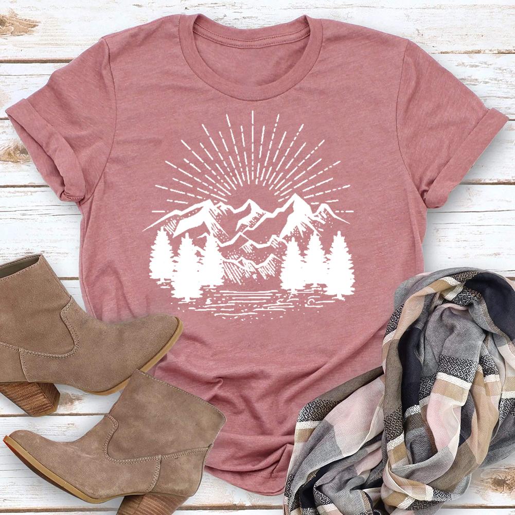 Mountain And Hiking Hiking T-shirt