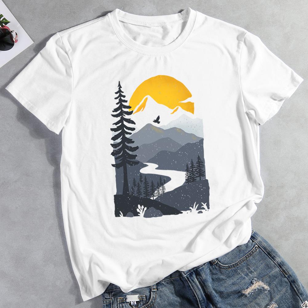 Hiking Landscape Hiking T-shirt