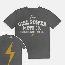 Vintage Girl Power Moto Co T-Shirt