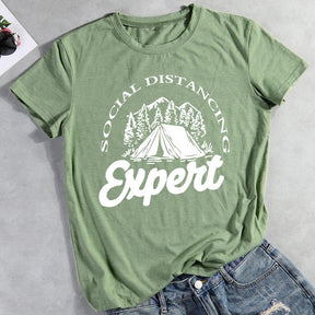 Social Distancing Expert Outdoor T-shirt