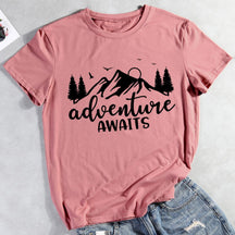 Adventure Awaits Hiking T-shirt