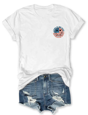 America Land Of The Free Because Of The Brave T-shirt