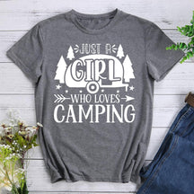 Just a Girl Who Loves Camping T-shirt