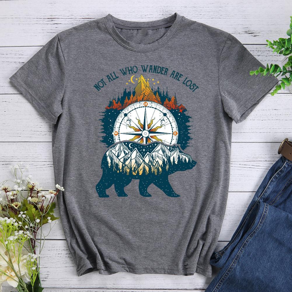 Not All Who Wander Are Lost Hiking T-shirt