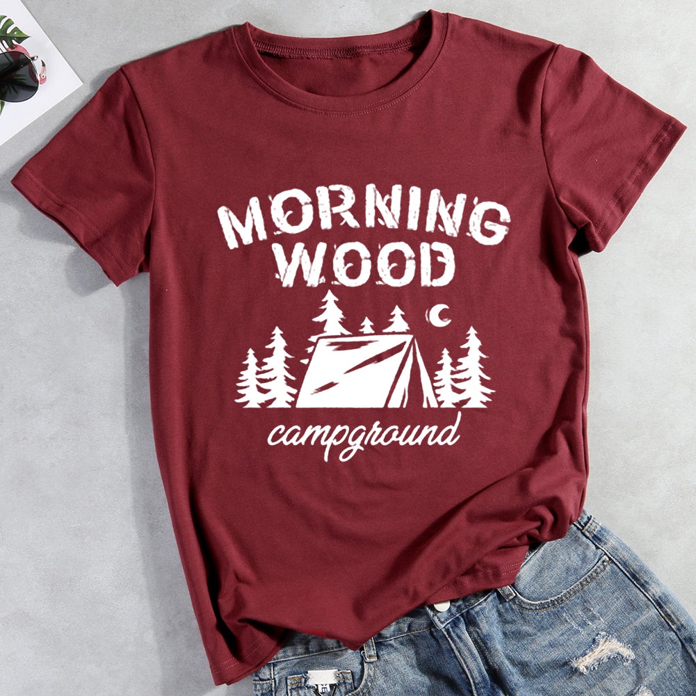 Morning Wood Campgrounds Hiking T-shirt