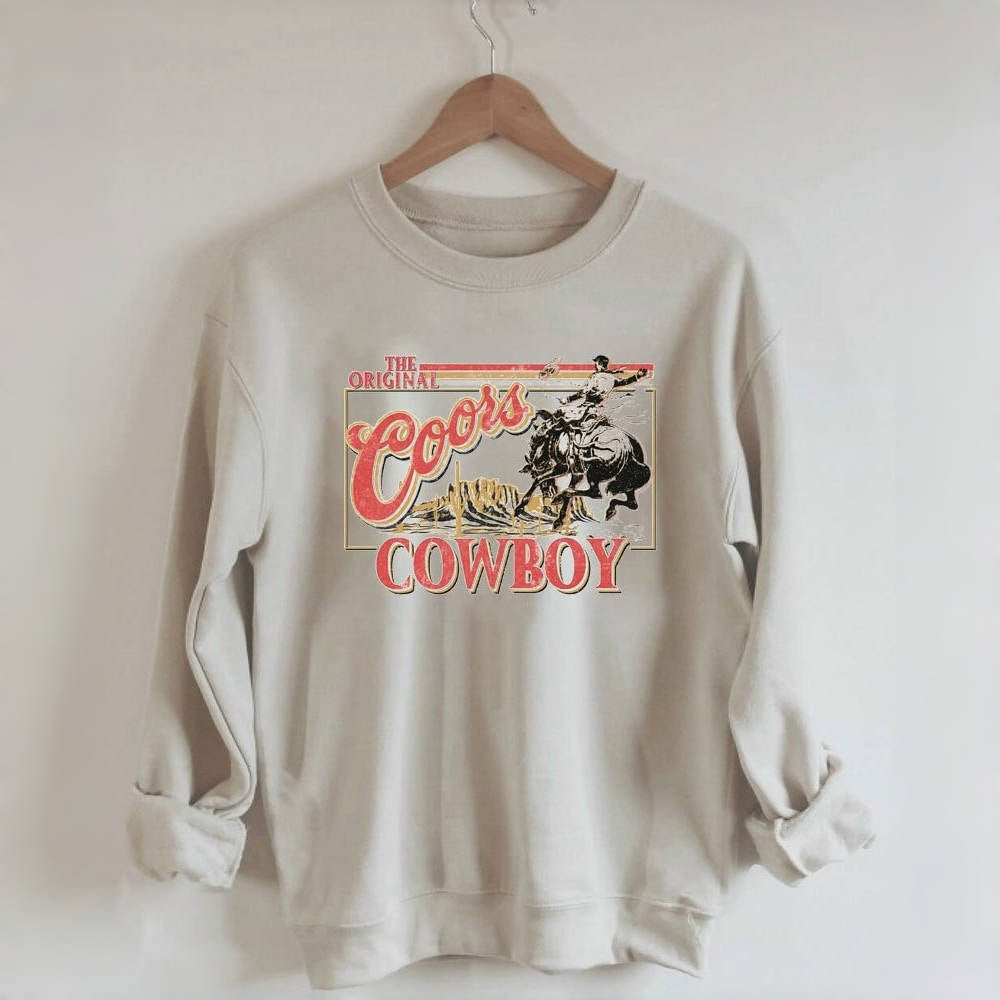 Le sweat-shirt vintage Cowboy original