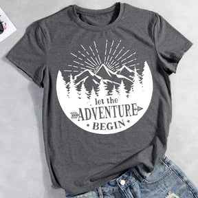 Let The Adventure Begin Hiking T-shirt