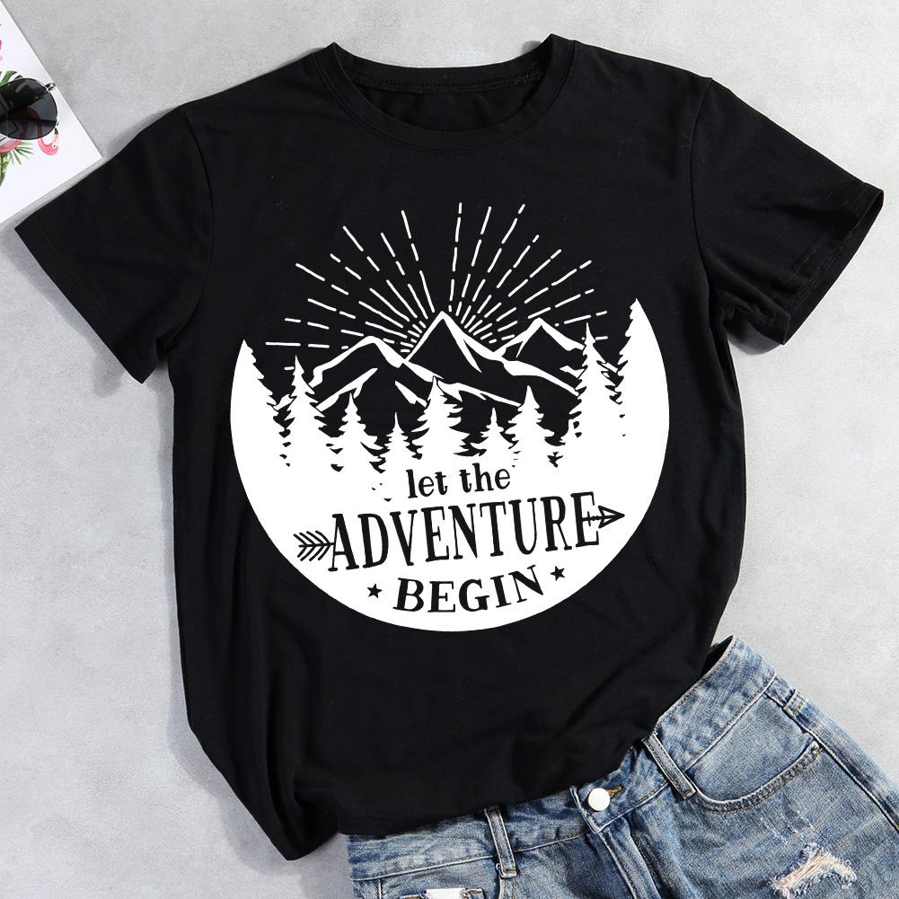 Let The Adventure Begin Hiking T-shirt