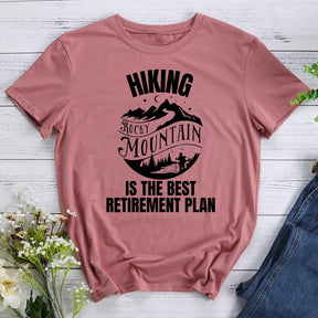 The Best Retirement Plan Hiking T-shirt