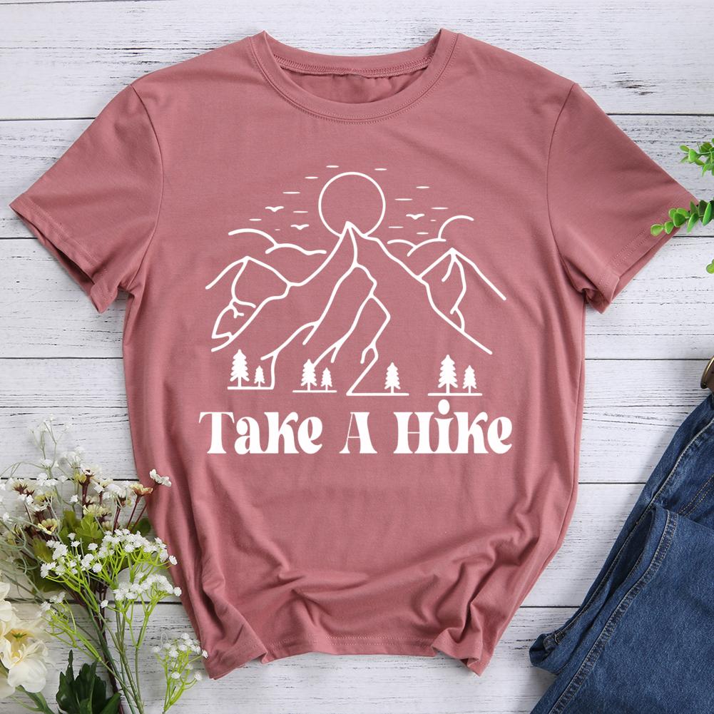 Take A Hike Round Neck T-shirt