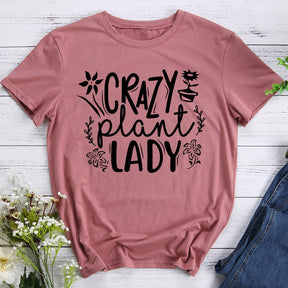 Crazy Plant Lady Hiking T-shirt