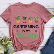 Gardening Is My Therapy Hiking T-shirt