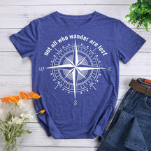 Not All Who Wander Are Lost Hiking T-shirt