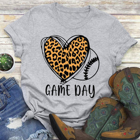 Baseball Leopard Love T-shirt