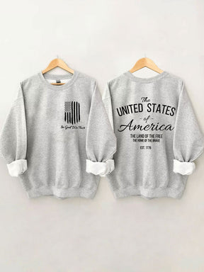 We Trust America Flag Sweatshirt