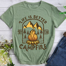 Life Is Better By The Campfire Hiking T-shirt