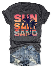 T-shirt Soleil Sel Sable